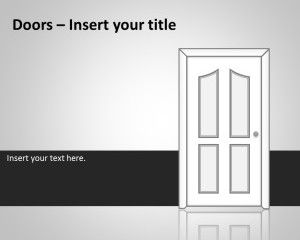 Doors PowerPoint Template Doors PowerPoint Template