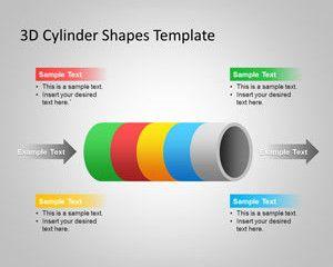 3D Cylinder PowerPoint Shapes Template 3D Cylinder PowerPoint Shapes Template