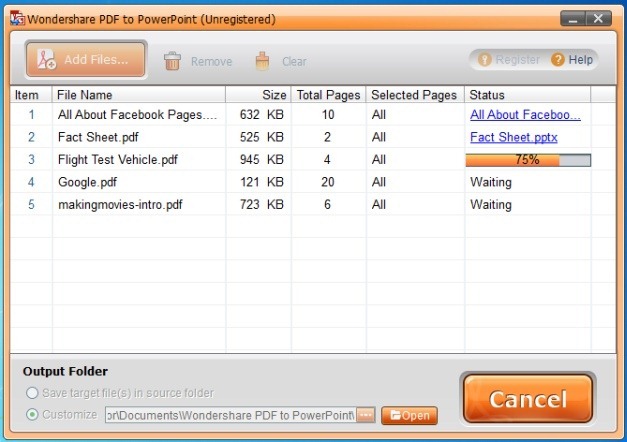 Go to Wondershare PDF to PowerPoint Converter