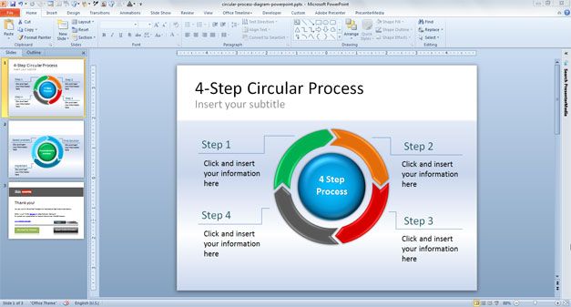 Circular Process Diagram With 4 Steps For Powerpoint Slidemodel Vrogue 7684