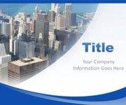 Glossy Blue template PowerPoint