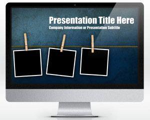Widescreen Peg Grunge PowerPoint Template (16:9) Widescreen Peg Grunge PowerPoint Template (16:9)