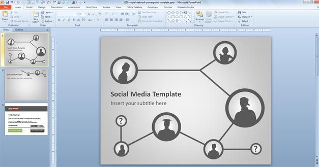 Social Networks Ppt Template