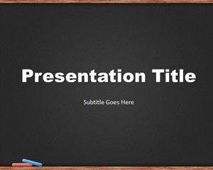 Blackboard PowerPoint Template Blackboard PowerPoint Template