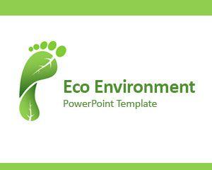 Eco Environment PowerPoint Template Eco Environment PowerPoint Template