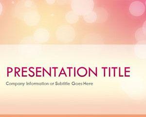 Glow Afternoon PowerPoint Template