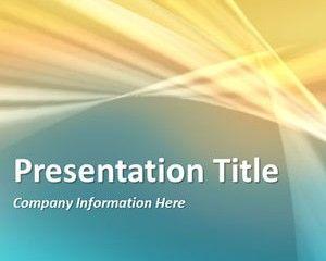 Abstract Curves 4 PowerPoint Template Abstract Curves 4 PowerPoint Template