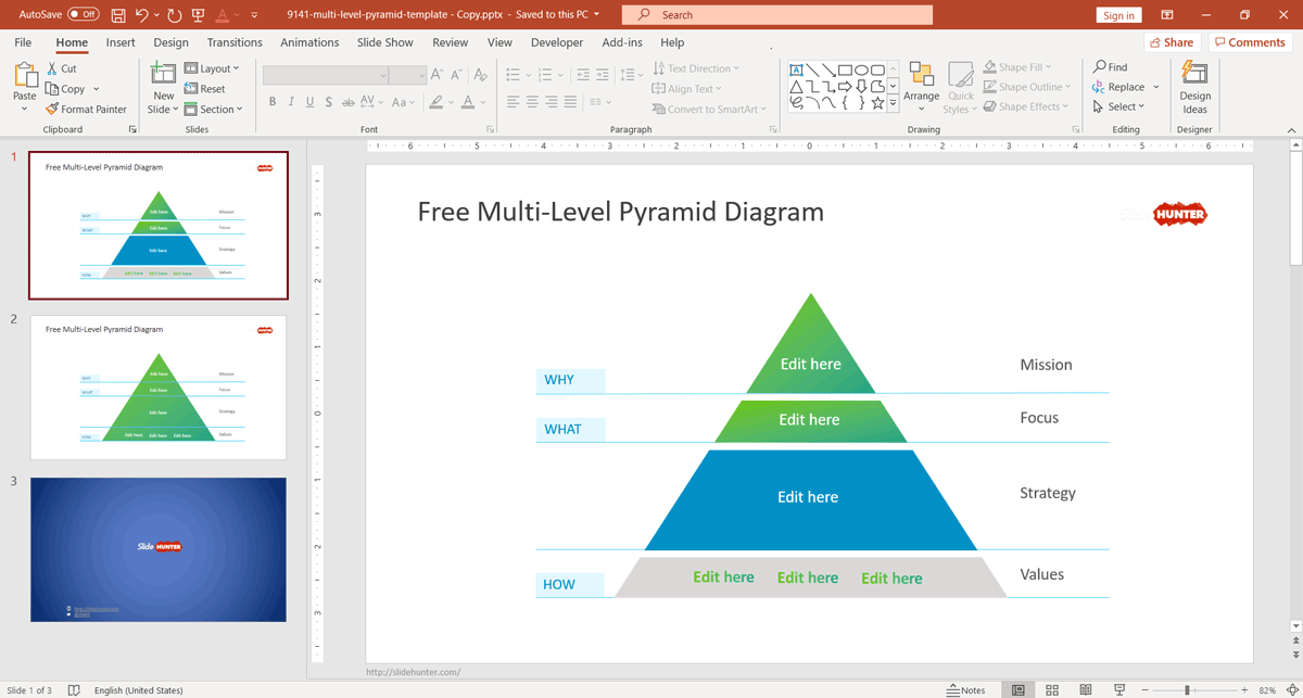 Animated Timeline Powerpoint Template Free from slidehunter.com