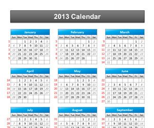 Calendar 2013 PowerPoint Template