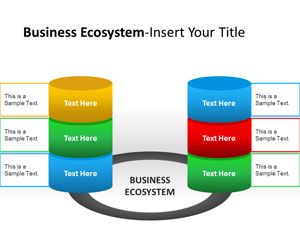 Business Ecosystem Actors PowerPoint Template
