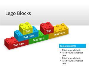 Free Lego Blocks Powerpoint Template Free Powerpoint Templates Slidehunter Com