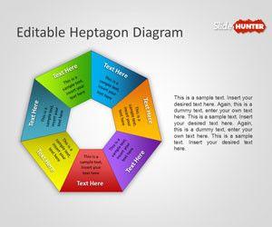 Editable Heptagon Diagram for PowerPoint