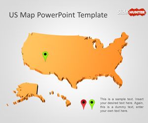 Us Map Ppt Template from slidehunter.com