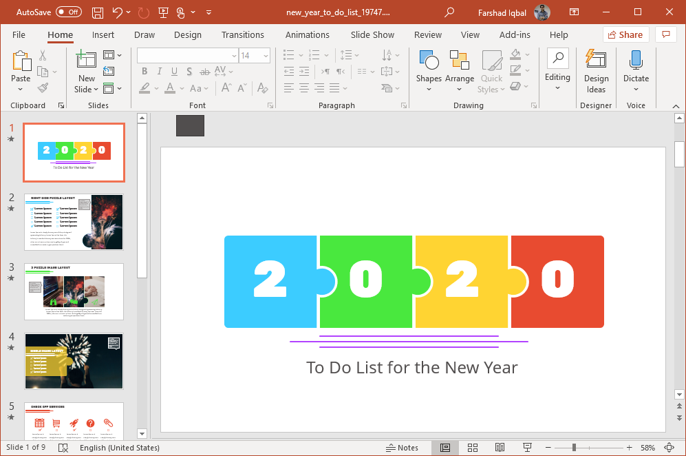 Best Animated Celebration Powerpoint Templates For The New Year