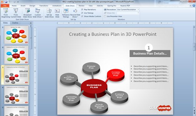 2019 Business Plan Powerpoint Templates For Free
