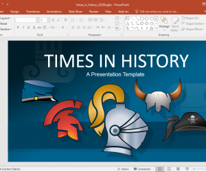 Animated History PowerPoint Template