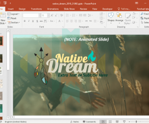 Animated Native American Culture PowerPoint Template