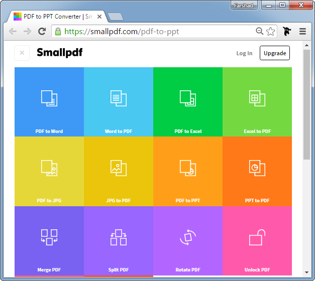 Convert Pdf To Powerpoint Online For Free With Smallpdf