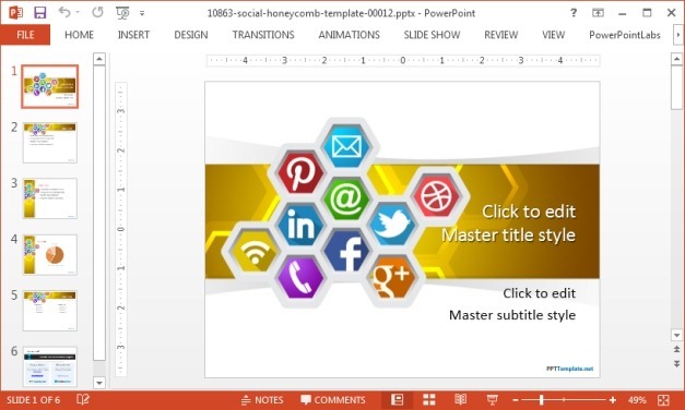 Free Social Media Marketing Templates For Powerpoint
