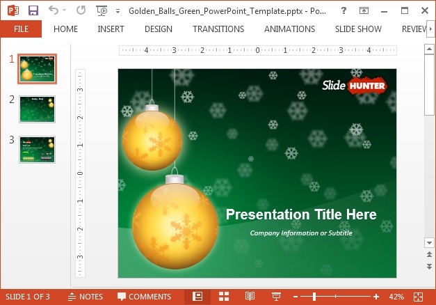 Free New Year Powerpoint Templates Slidehunter Com