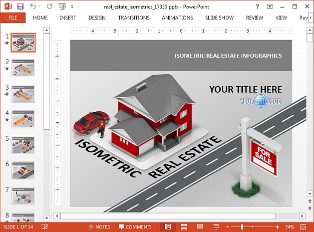 isometric drawing powerpoint presentation free download