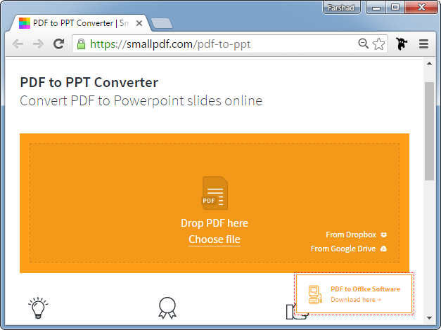 Convert Pdf To Powerpoint Online For Free With Smallpdf