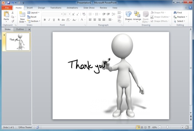 thank you graphic powerpoint