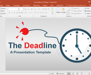 The Deadline Animated PowerPoint Template