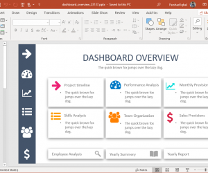 animated dashboard powerpoint template