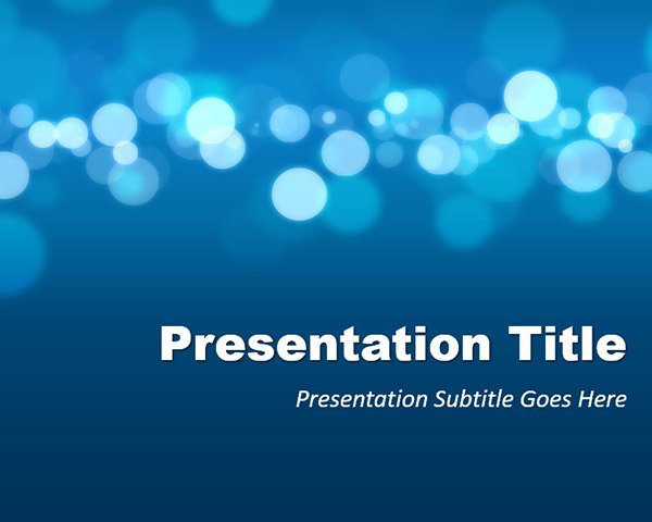 Free Blue PowerPoint Templates