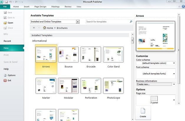Microsoft Publisher Catalog Template from slidehunter.com