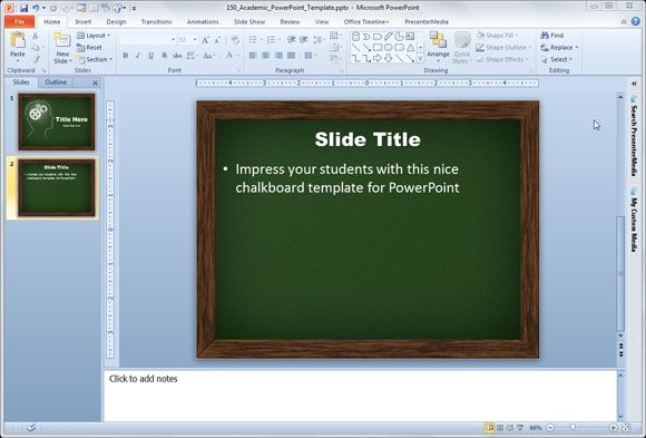 Academic Powerpoint Template