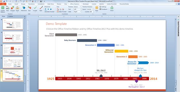 Microsoft Office Powerpoint Template from slidehunter.com