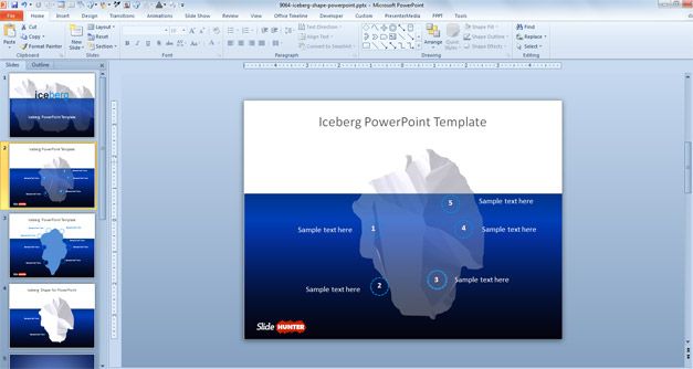 Free Iceberg Powerpoint Template