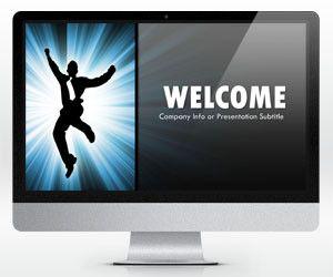 Widescreen Attitude PowerPoint Template