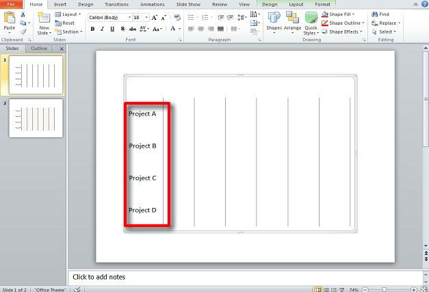 How To Make A Gantt Chart In Powerpoint