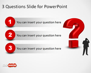 any question slide in powerpoint