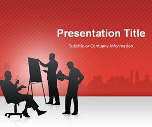 Red Business Conference PowerPoint Template