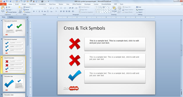 Tick Symbol PPT