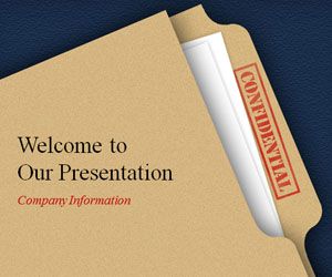 Free Confidential Powerpoint Template