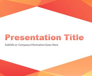 Abstract Angled PowerPoint Template 02