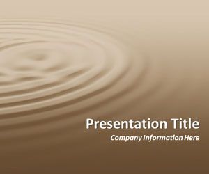 Ripples Coffee PowerPoint Template