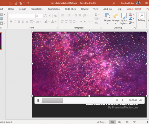 tiny dots bokeh template for powerpoint