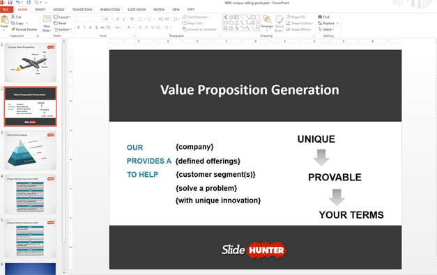 Value Proposition Powerpoint Template