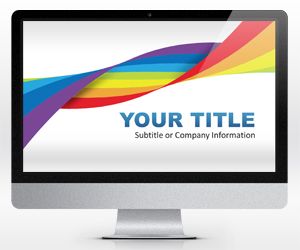 rainbow powerpoint backgrounds