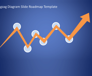 Zigzag PowerPoint Roadmap Template for Presentations